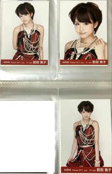 AKB 2011 July 마에다 아츠코 브로마이드