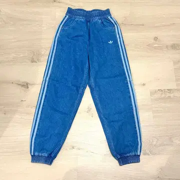 adidas 아디컬러 데님 조거 팬츠 트랙 팬츠 S