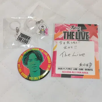 7ORDER 사나다 유마 캔뱃지 마킹 참 패스 스티커 LIVE