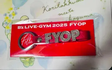 B'z FYOP 키링 빨간색