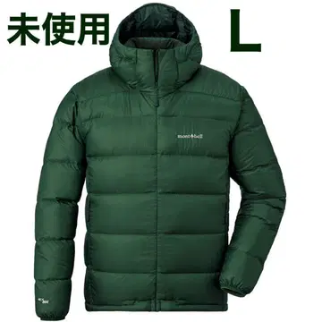 몽벨 라이트 알파인 다운 후드티 Men's L 다크 그린
