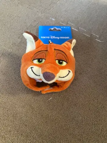 닉 와일드 주토피아 팬캡 키체인 키링