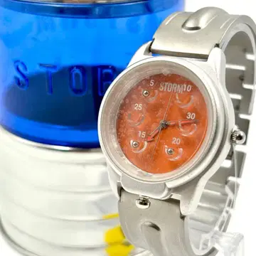 [ 미사용 ] STORM 빈티지 핀볼 워치 손목시계 오렌지