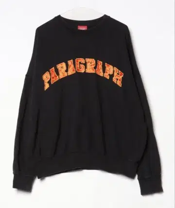 [ 새상품급 ] 패러그래프 자수 빅 로고 맨투맨 한국 인기 레어