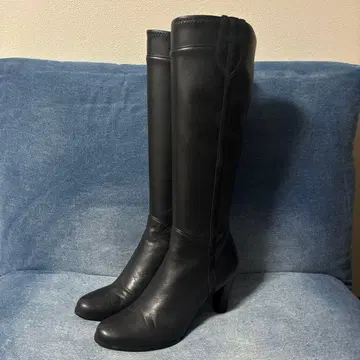 [ 미사용 새상품 ] REGAL 블랙 롱 부츠 중간 힐
