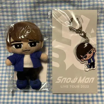 Snow Man 와타나베 쇼타 스노치루 봉제 인형 아크릴 키링 세트