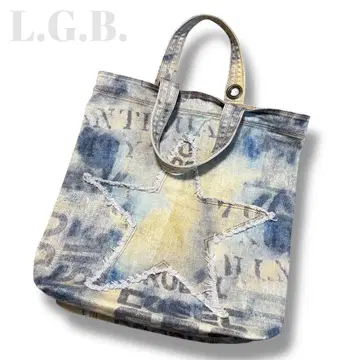 L.G.B. 르그랑블루 데님 토트백 가공 데님