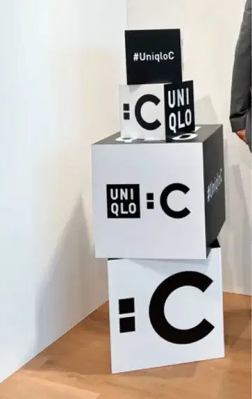 UNIQLO:C 맨투맨 오버 사이즈 풀 후드티 사이즈 M 2개 세트