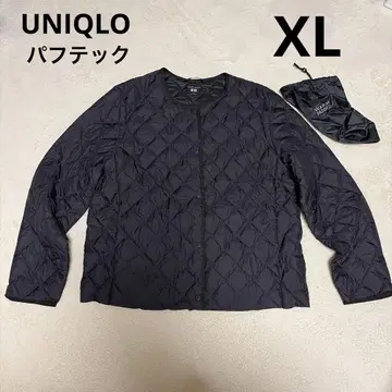[ 새상품급 ] UNIQLO 퍼프 테크 퀼팅 자켓 사이즈 XL 블랙
