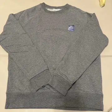 메종 키츠네 그레이 맨투맨 M