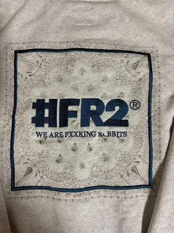 #FR2 자수 페이즐리 집업 후드티