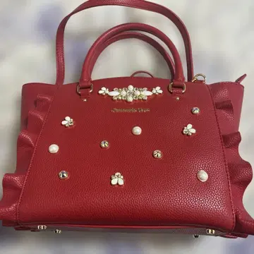 사만사 베가 비쥬 스톤 숄더 빨간색 레드