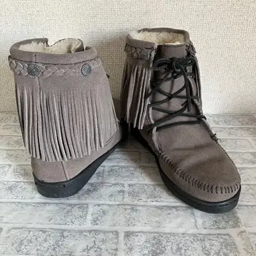 MINNETONKA 미네통카 모카신 어그 부츠 36