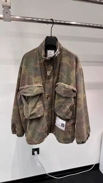 MMY 카모플라쥬 밀리터리 자켓-S