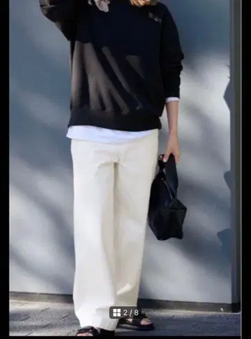 FRAMeWORK 워크 팬츠 와이드 베이커 팬츠