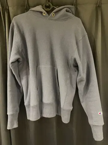 Champion Reverse Weave 후드티 L 사이즈 그레이