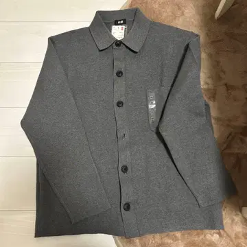 밀라노 리브 셔츠 가디건