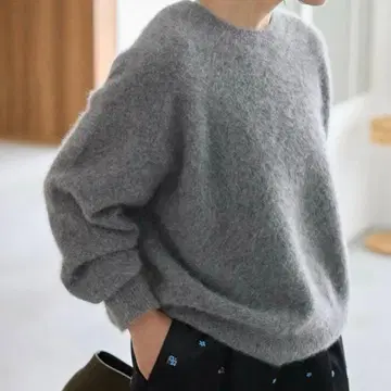 새상품 SLOBE IENA 폭스 알파카 풀오버