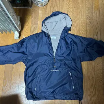 Champion 네이비 풀오버 나일론 자켓 M
