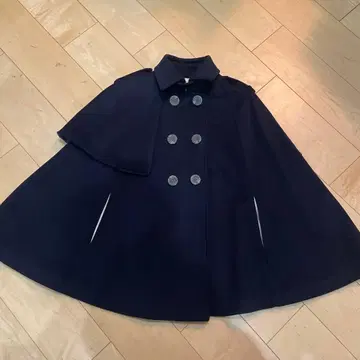 Laguna moon 네이비 케이프 코트 6버튼