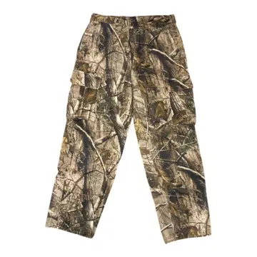 리얼트리 팬츠 카모 잎사귀 패턴 팬츠 카고 팬츠