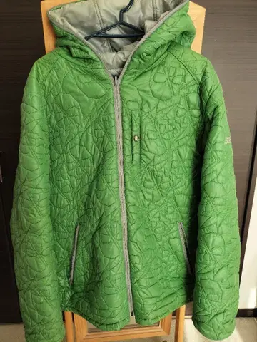 퀼팅 패딩 자켓 그린