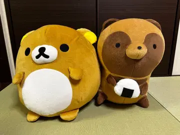 리락쿠마 봉제 인형 2체 세트 약 30cm