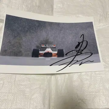 F1 나카지마 사토루 친필 사인