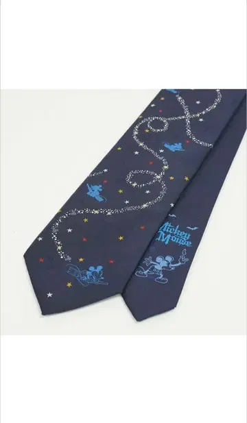 디즈니 넥타이 할로윈 패턴 (별과 빗자루) 2개 세트