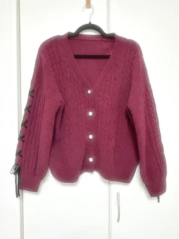 편직 몰얀 니트 가디건 axes femme 엑시즈팜