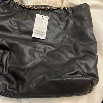 미사용 택 포함 SLOBE IENA 퀼팅 백 블랙