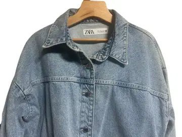 ZARA 라이트 블루 데님 자켓 M