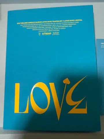 IVE LOVE DIVE 2nd Single Album