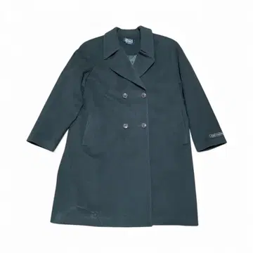 BELTA BUONO 다크 그린 더블 롱 코트 캐시미어