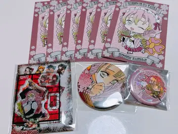 귀멸의 칼날 칸로지 미츠리 캔뱃지 아크릴 스탠드 엽서 굿즈 묶음 판매