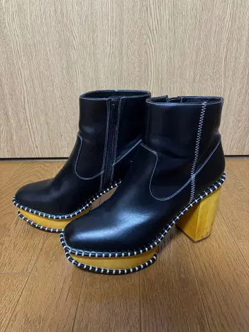 MOUSSY 우드 밑창 부츠 L 사이즈 24.5cm