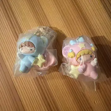 시크릿 키링 리틀트윈스타 별하늘의 엔젤 디자인 세트