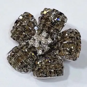 새상품급 폭시 꽃 브로치 Fleur