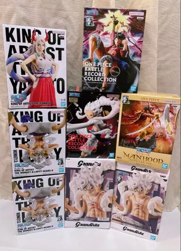 원피스 피규어 8점 묶음 판매 루피 야마토 로저