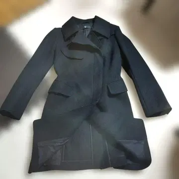 유니클로 질 샌더 울 롱 코트