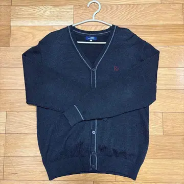 코마바 학원 가디건 차콜