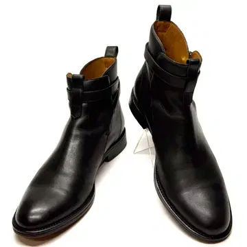 ZARA MAN 조퍼 부츠 블랙 모드 캐주얼 가죽 천연 가죽