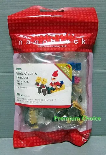 제조 중지 나노블록 NBC_098 산타클로스&루돌프 미개봉품