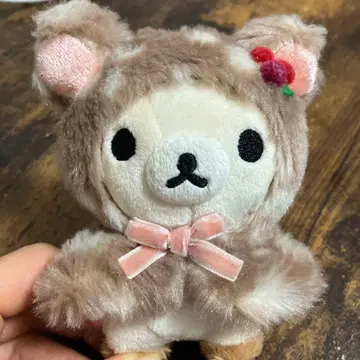 코리락쿠마 매달기 봉제 인형