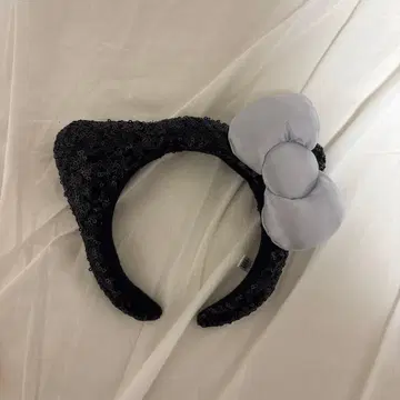 USJ 키티 머리띠 실버