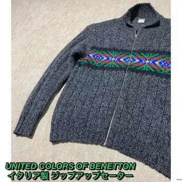 UNITED COLORS OF BENETTON 집업 스웨터