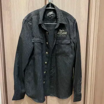 LEFLAH 다크 그레이 긴팔 셔츠