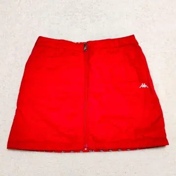 Kappa 충전솜 리버서블 스커트 S 레드 골프