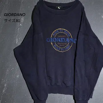 90s GIORDANO 어깨 너비 65 초 와이드 드롭 숄더 맨투맨 XL