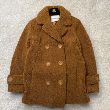 STAND STUDIO 테디베어 퍼 자켓 보아 코트 36